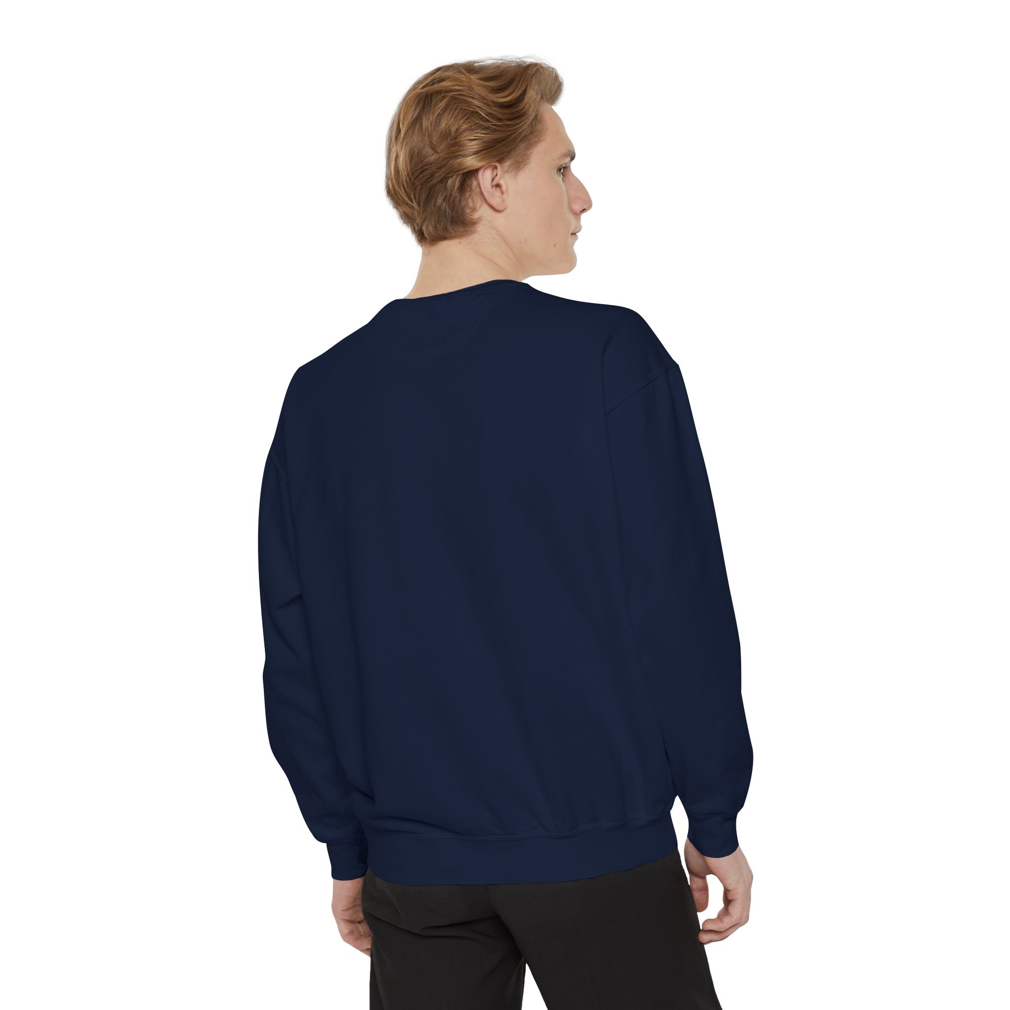 Cozy Unisex Garment-Dyed Sweatshirt for Casual Everyday Wear
