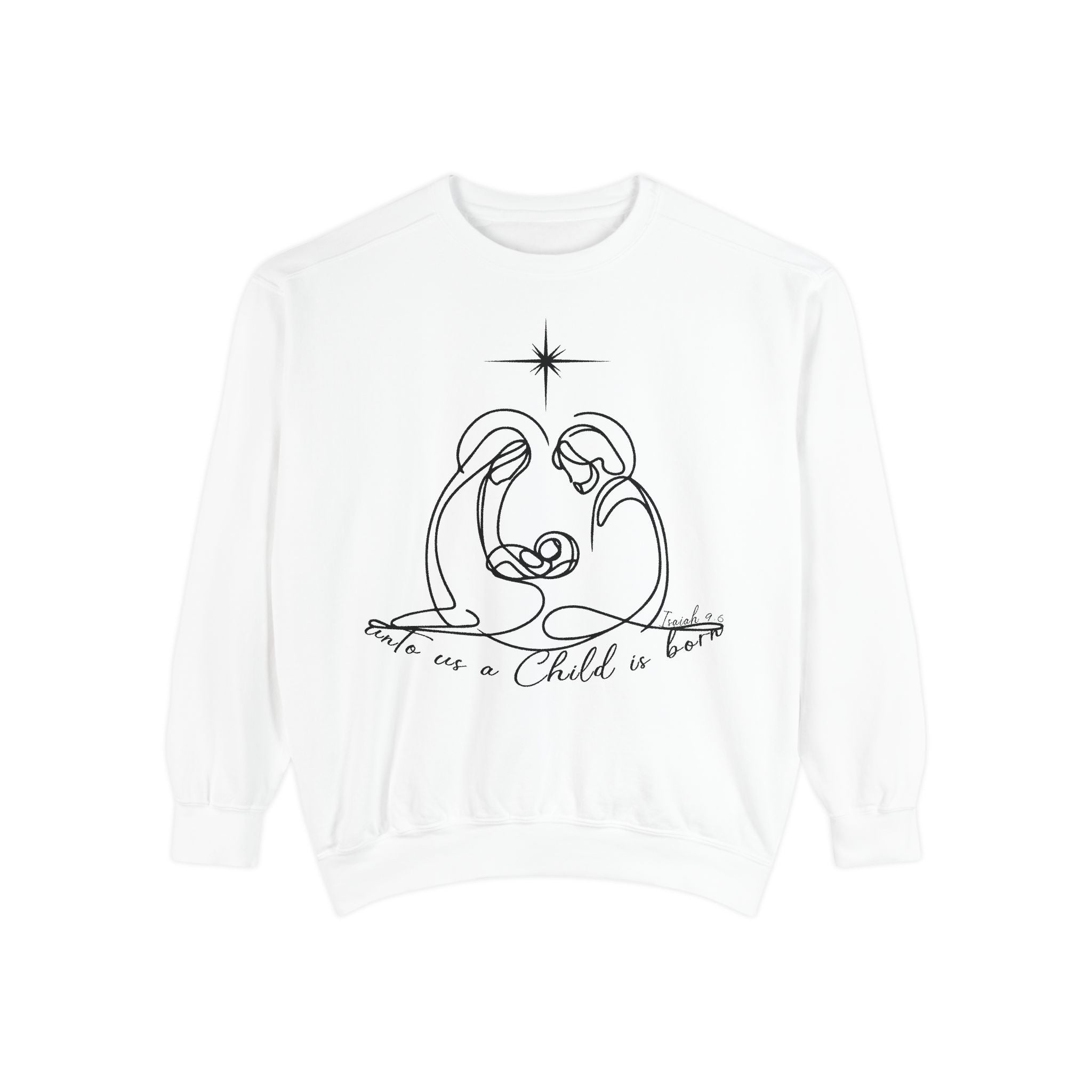 Nativity Scene Unisex Sweatshirt - Cozy Holiday Gift