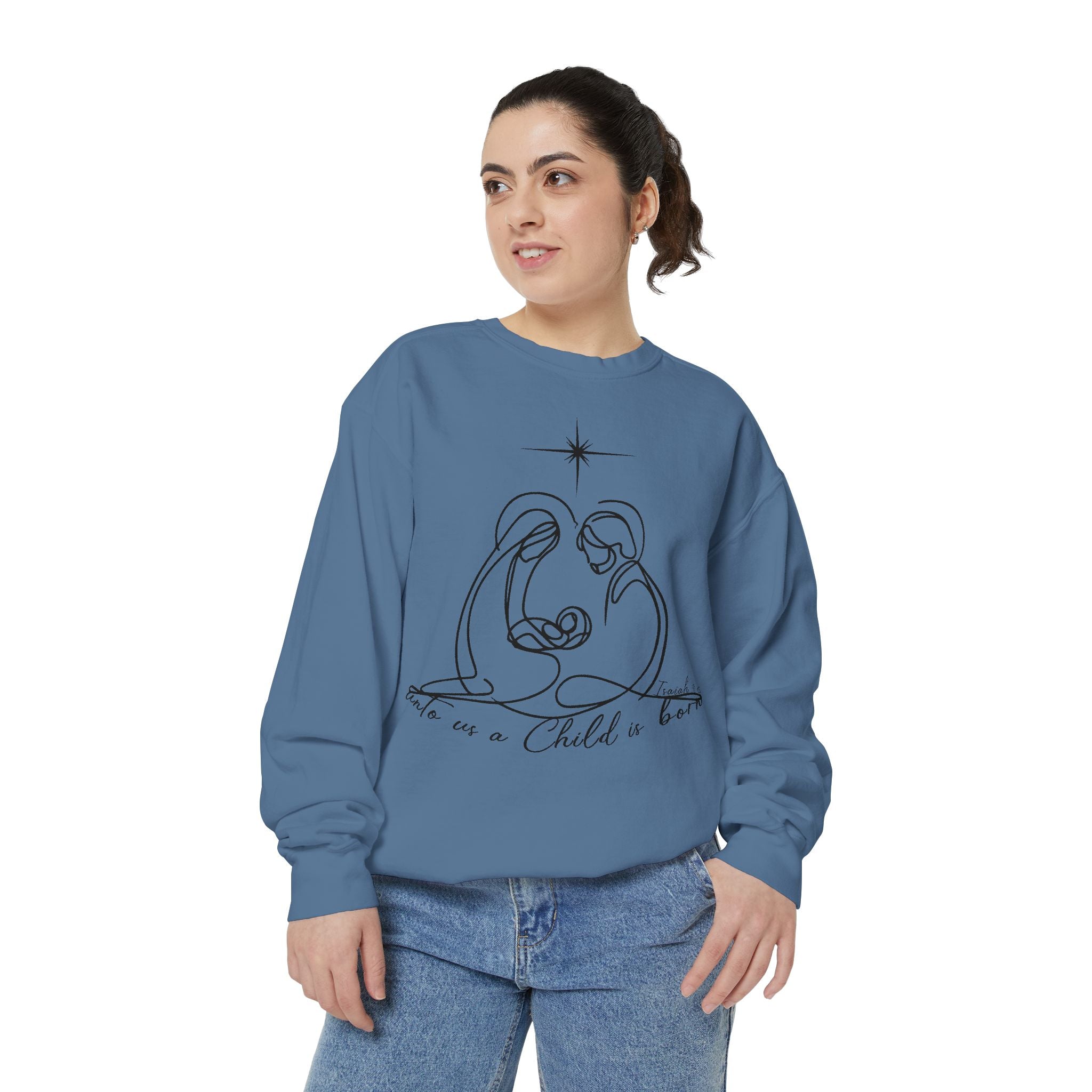 Nativity Scene Unisex Sweatshirt - Cozy Holiday Gift