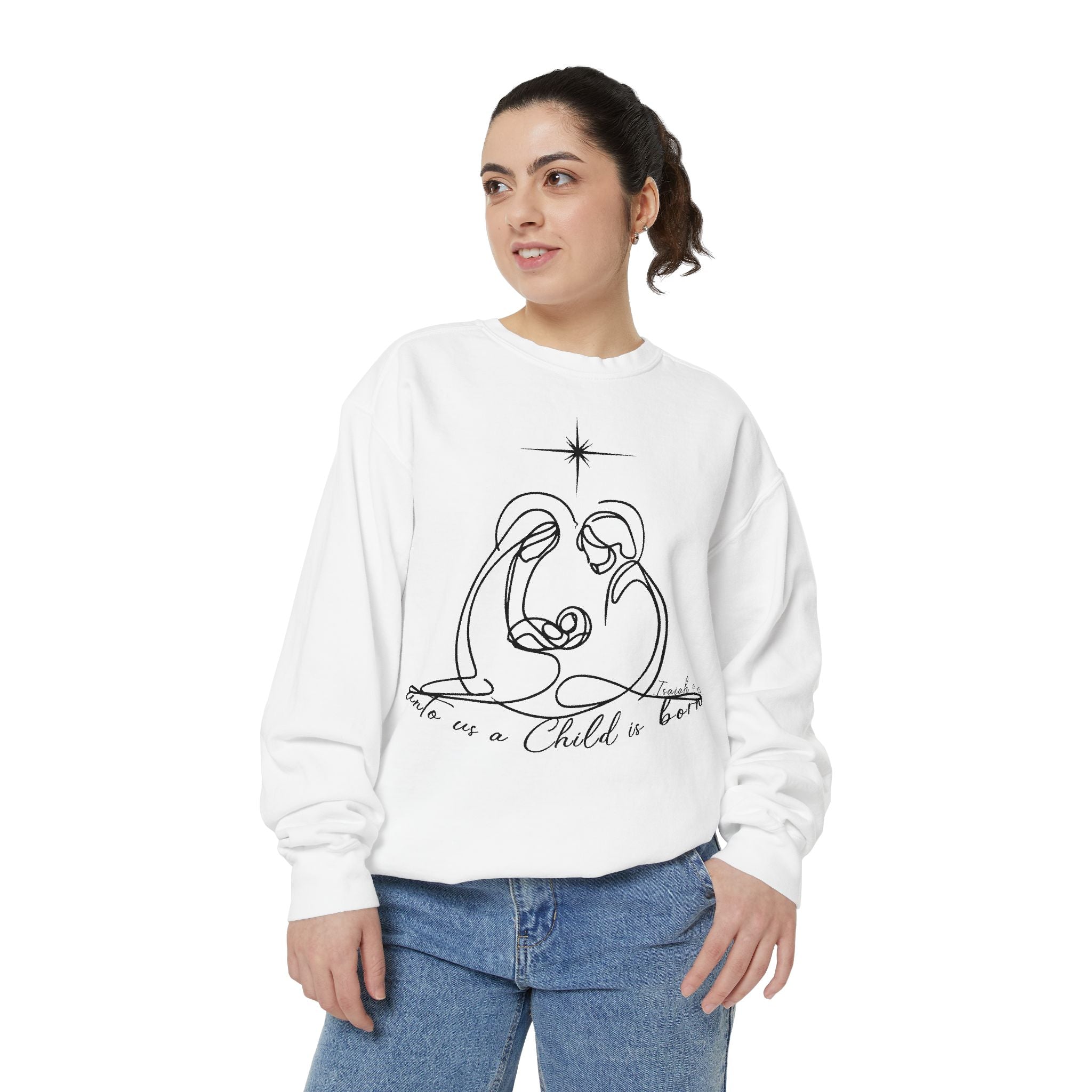 Nativity Scene Unisex Sweatshirt - Cozy Holiday Gift