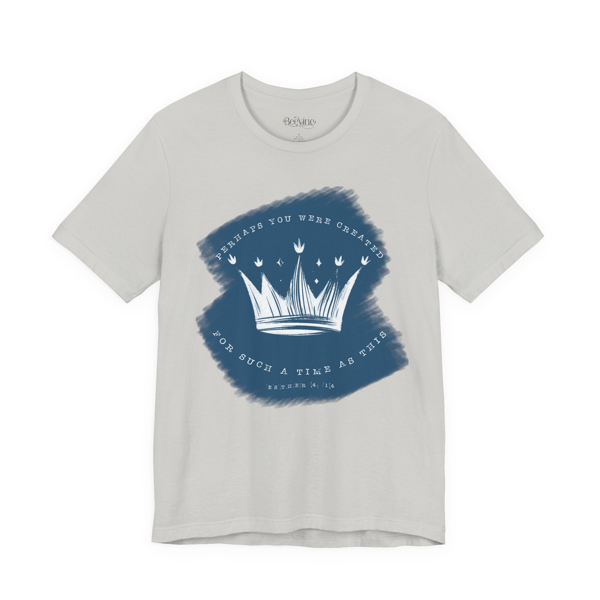 Faith Tee – “For Such a Time as This” | Beevine Art Exclusive Christian Unisex T-Shirt