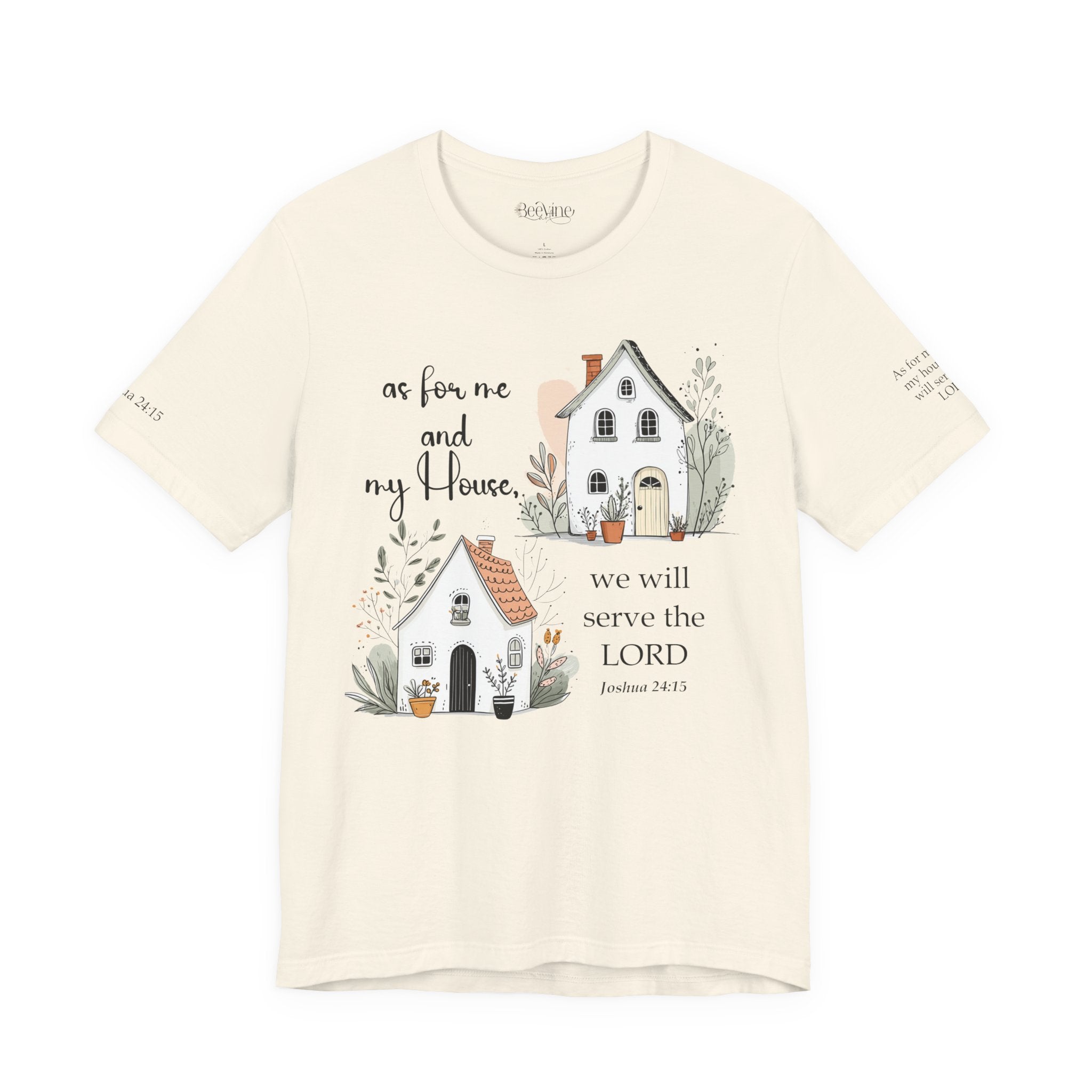 We Will Serve the Lord Tee — Faith-Based Home Christian T-Shirt