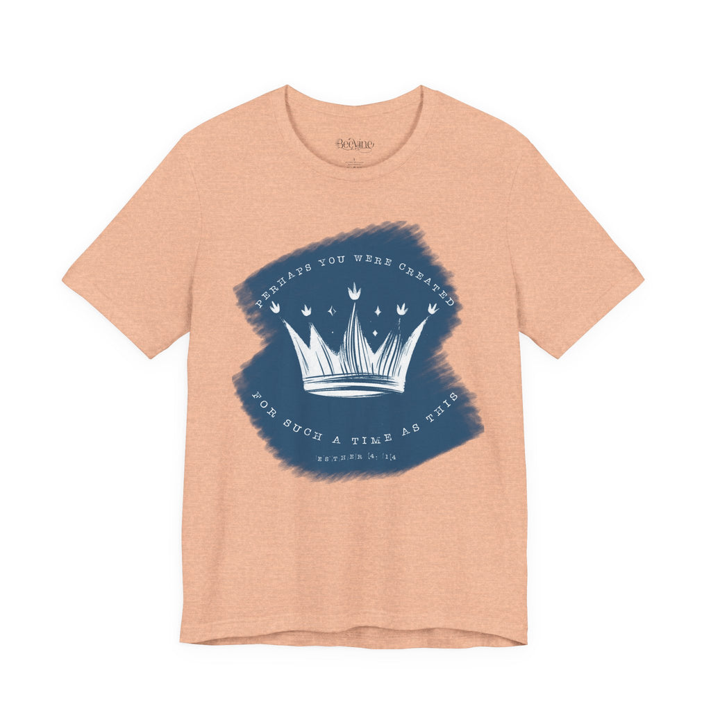 Faith Tee – “For Such a Time as This” | Beevine Art Exclusive Christian Unisex T-Shirt