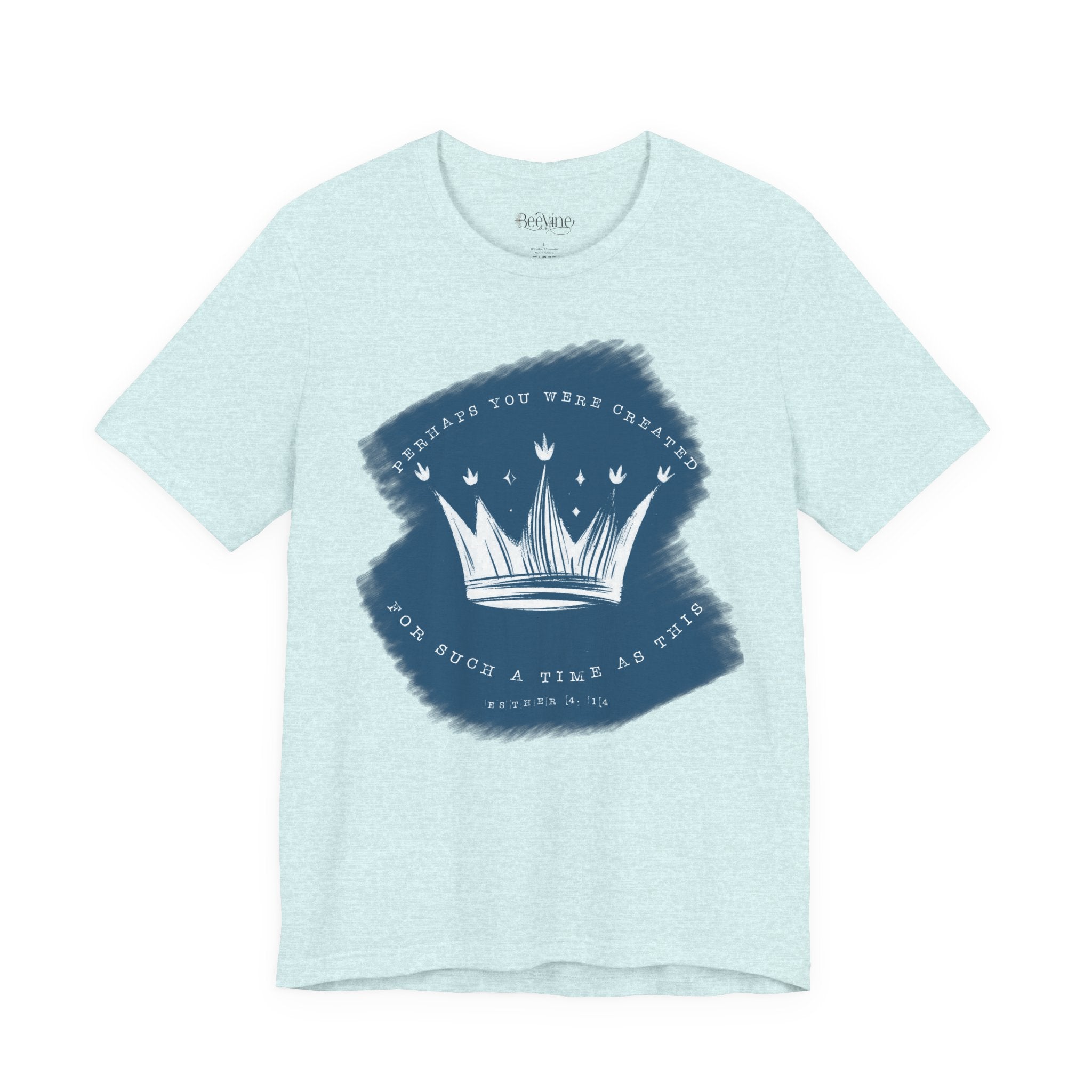 Faith Tee – “For Such a Time as This” | Beevine Art Exclusive Christian Unisex T-Shirt