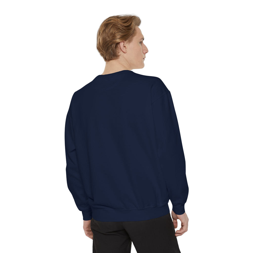 Cozy Unisex Garment-Dyed Sweatshirt for Casual Everyday Wear