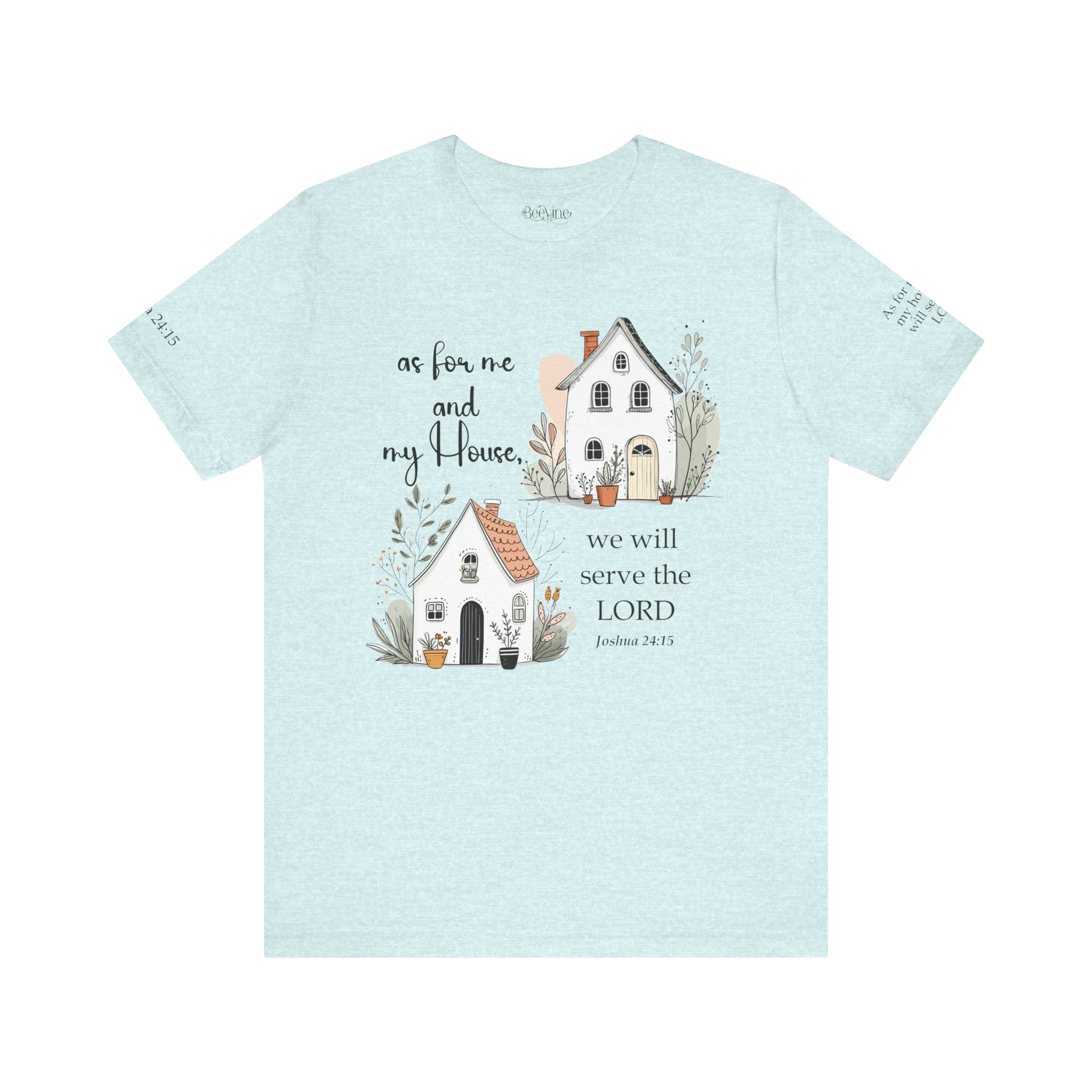 We Will Serve the Lord Tee — Faith-Based Home Christian T-Shirt