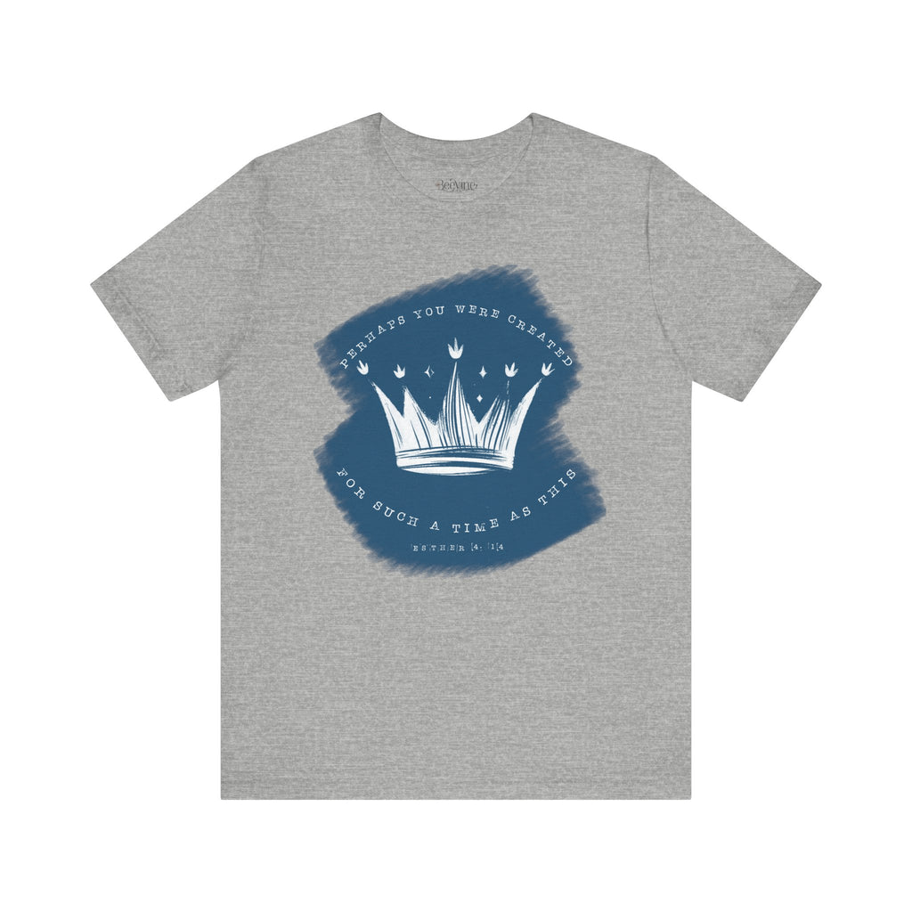 Faith Tee – “For Such a Time as This” | Beevine Art Exclusive Christian Unisex T-Shirt