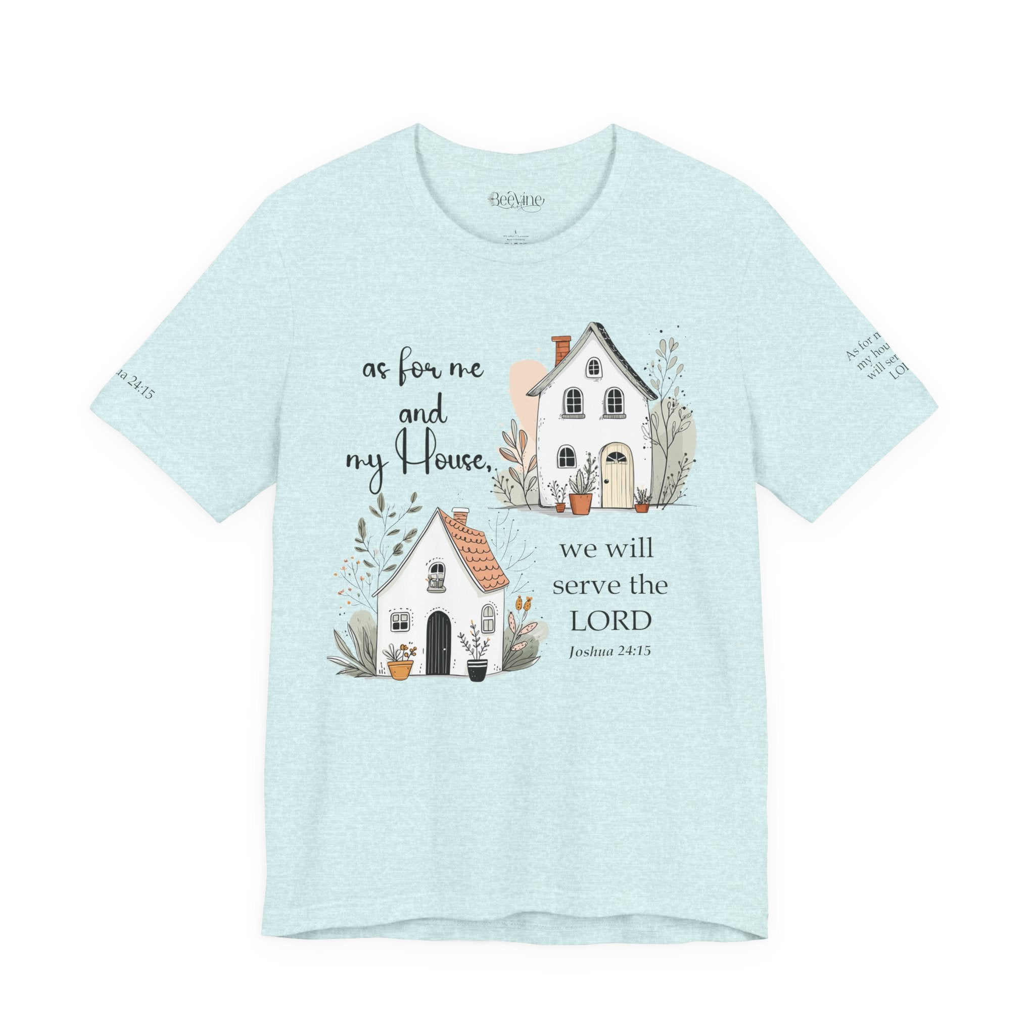 We Will Serve the Lord Tee — Faith-Based Home Christian T-Shirt