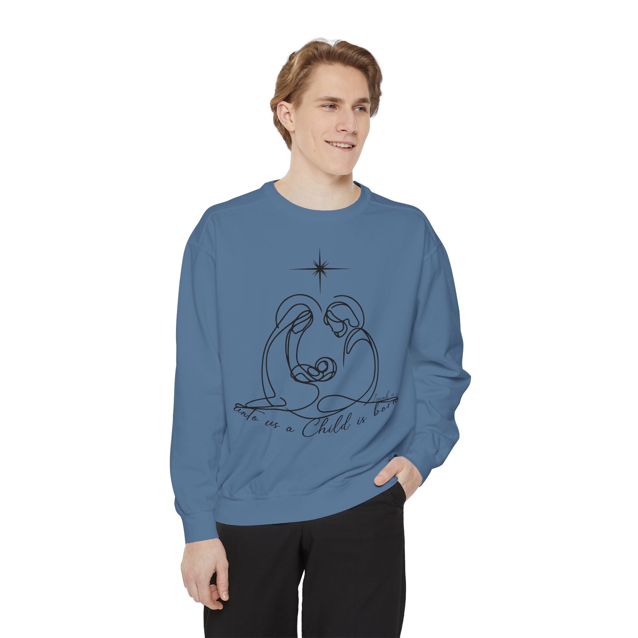 Nativity Scene Unisex Sweatshirt - Cozy Holiday Gift