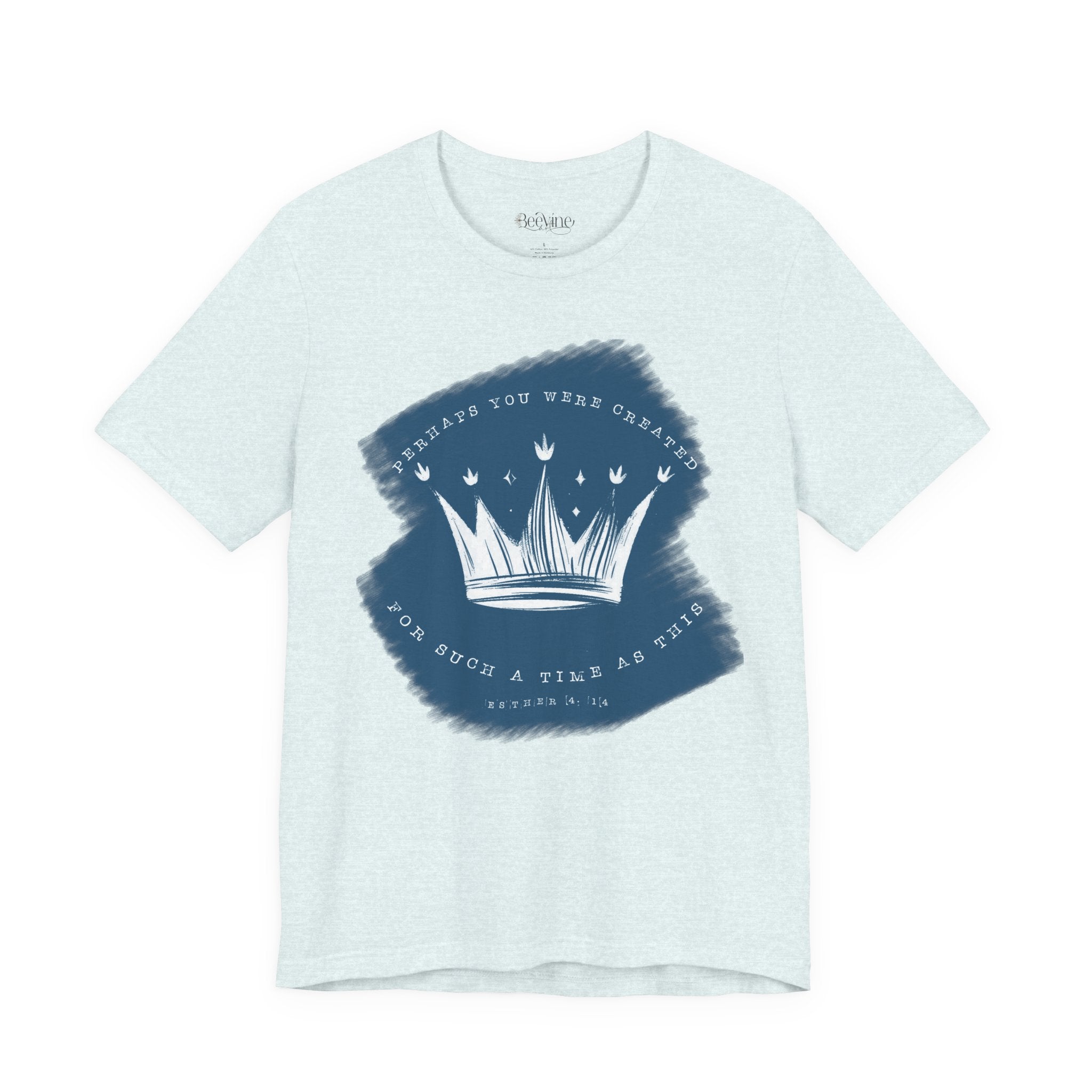 Faith Tee – “For Such a Time as This” | Beevine Art Exclusive Christian Unisex T-Shirt