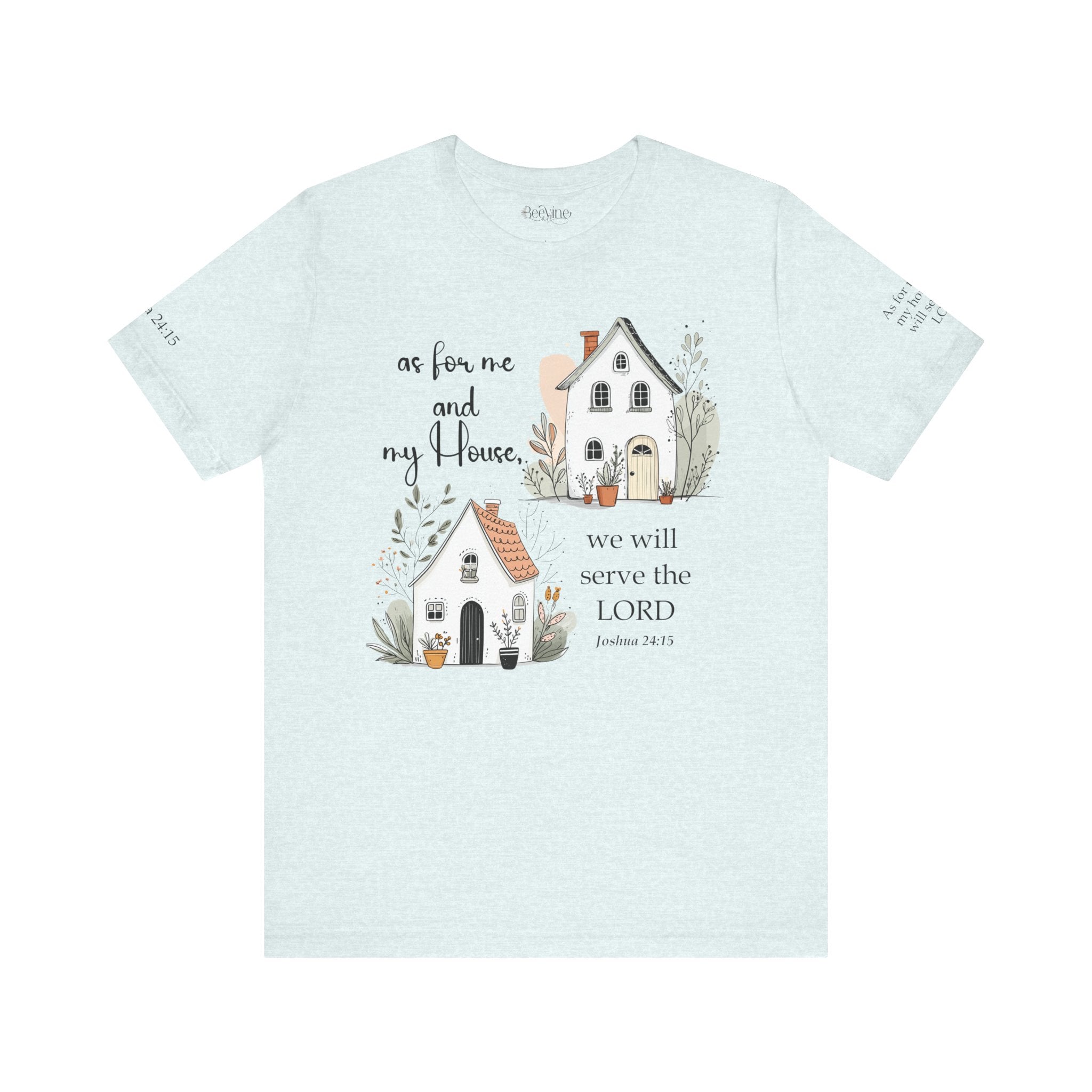 We Will Serve the Lord Tee — Faith-Based Home Christian T-Shirt