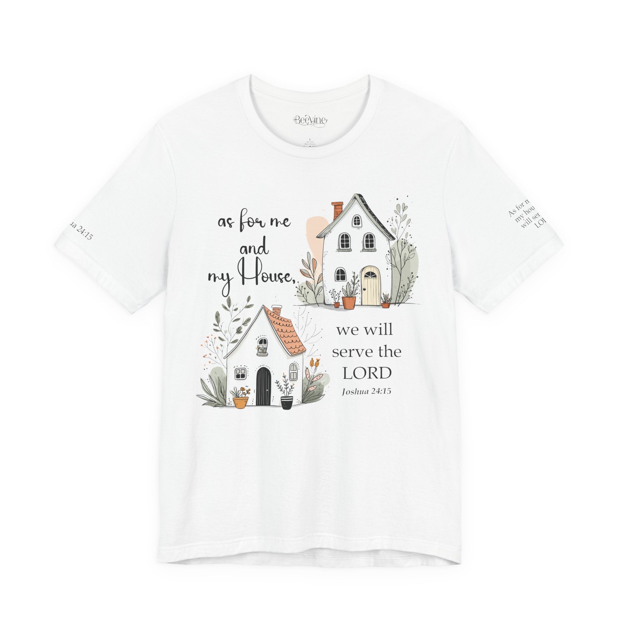 We Will Serve the Lord Tee — Faith-Based Home Christian T-Shirt