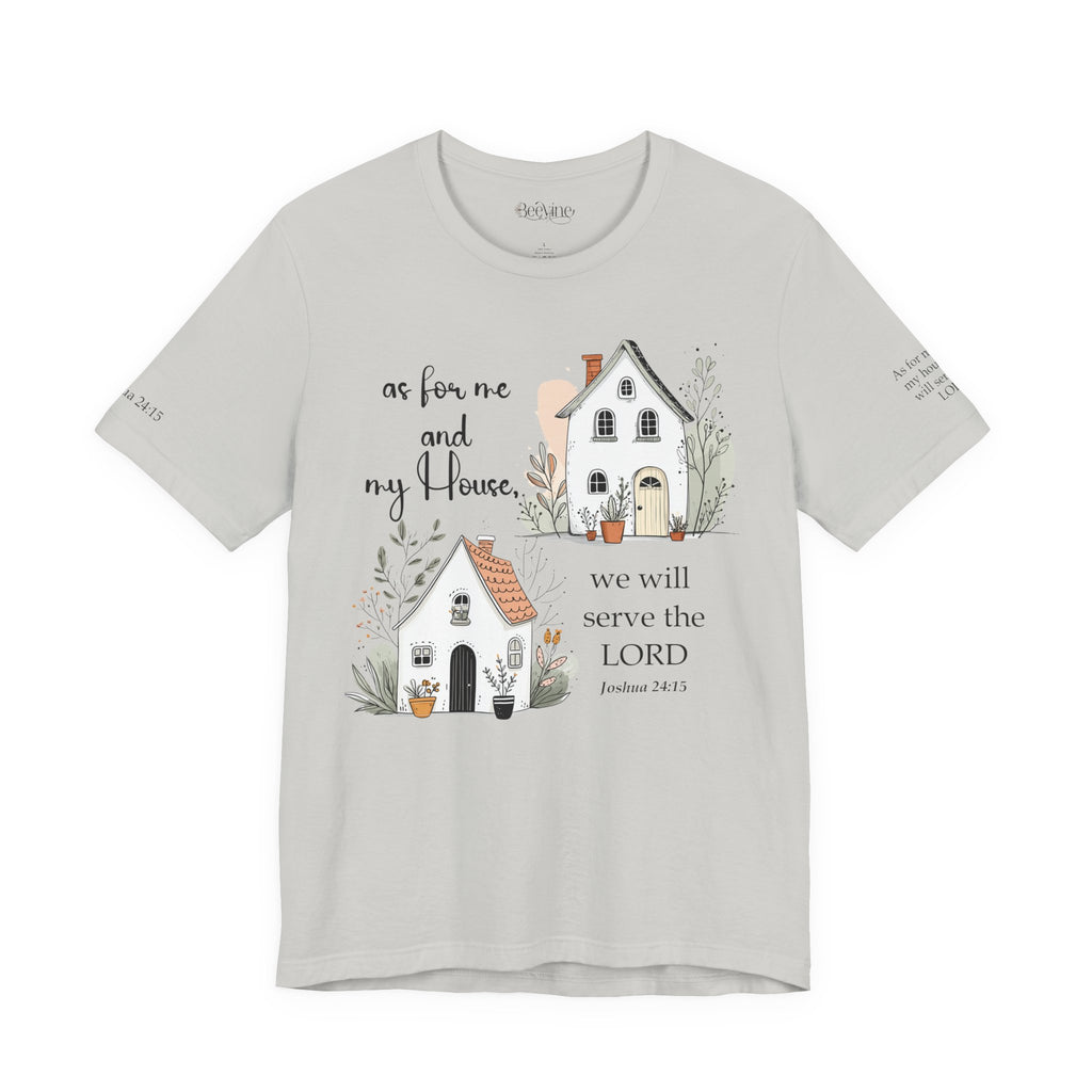 We Will Serve the Lord Tee — Faith-Based Home Christian T-Shirt
