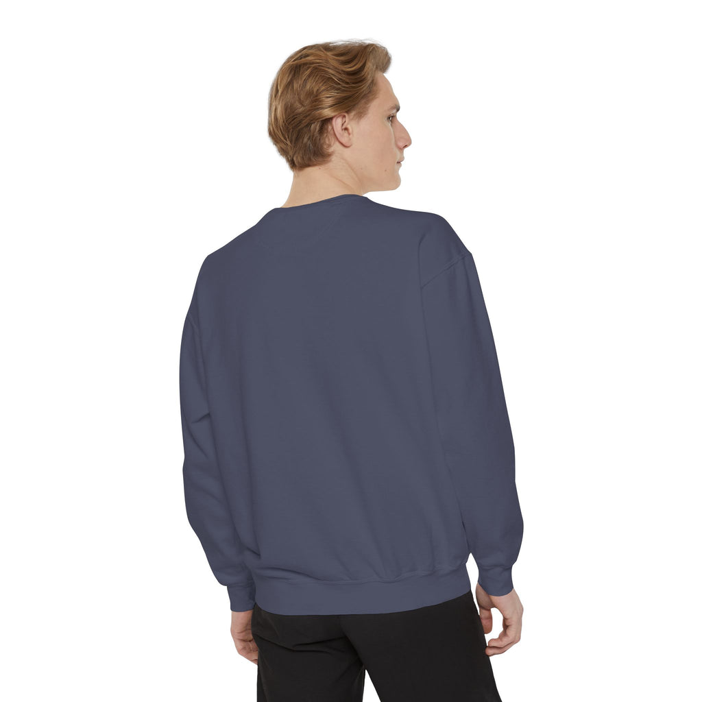 Cozy Unisex Garment-Dyed Sweatshirt for Casual Everyday Wear