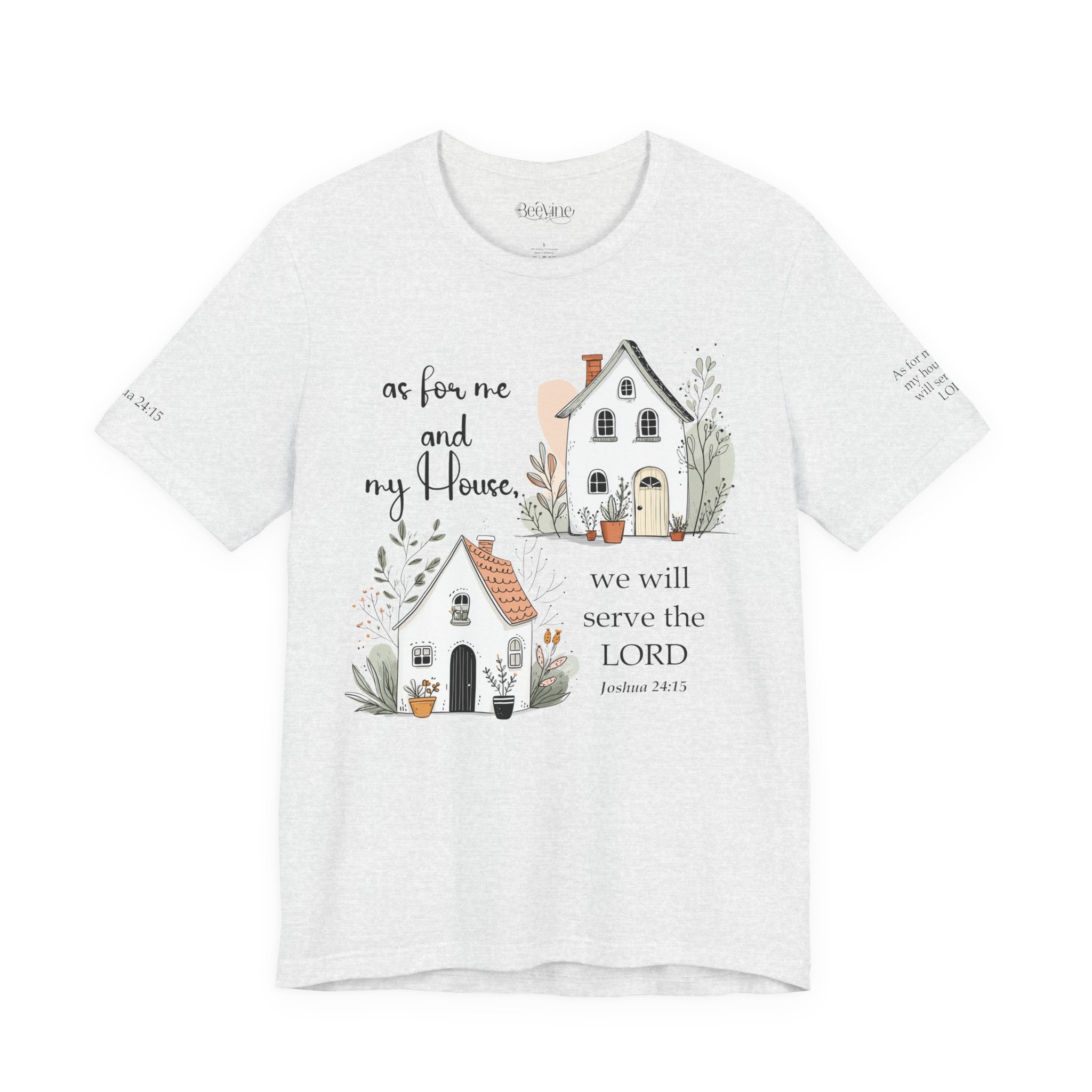 We Will Serve the Lord Tee — Faith-Based Home Christian T-Shirt