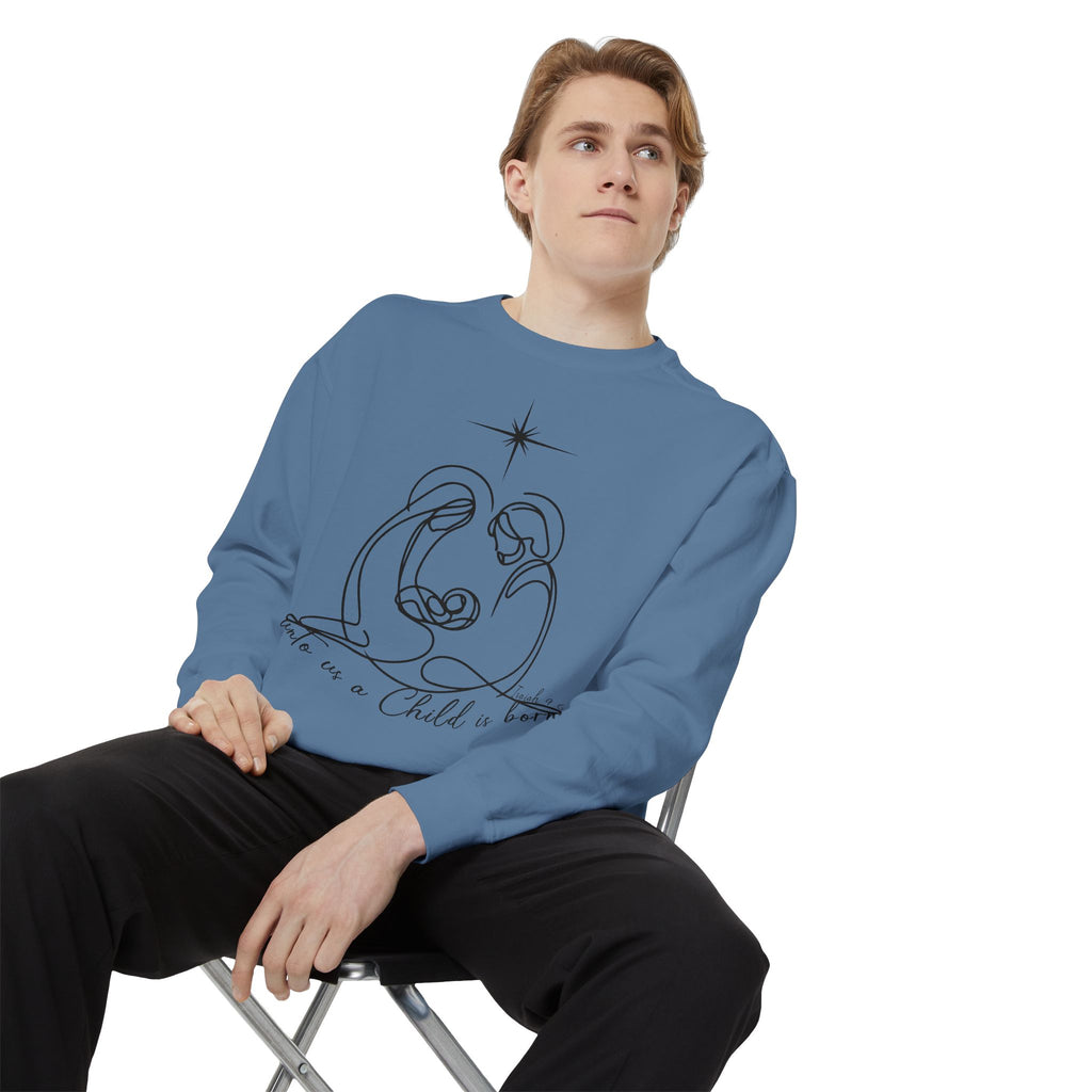 Nativity Scene Unisex Sweatshirt - Cozy Holiday Gift