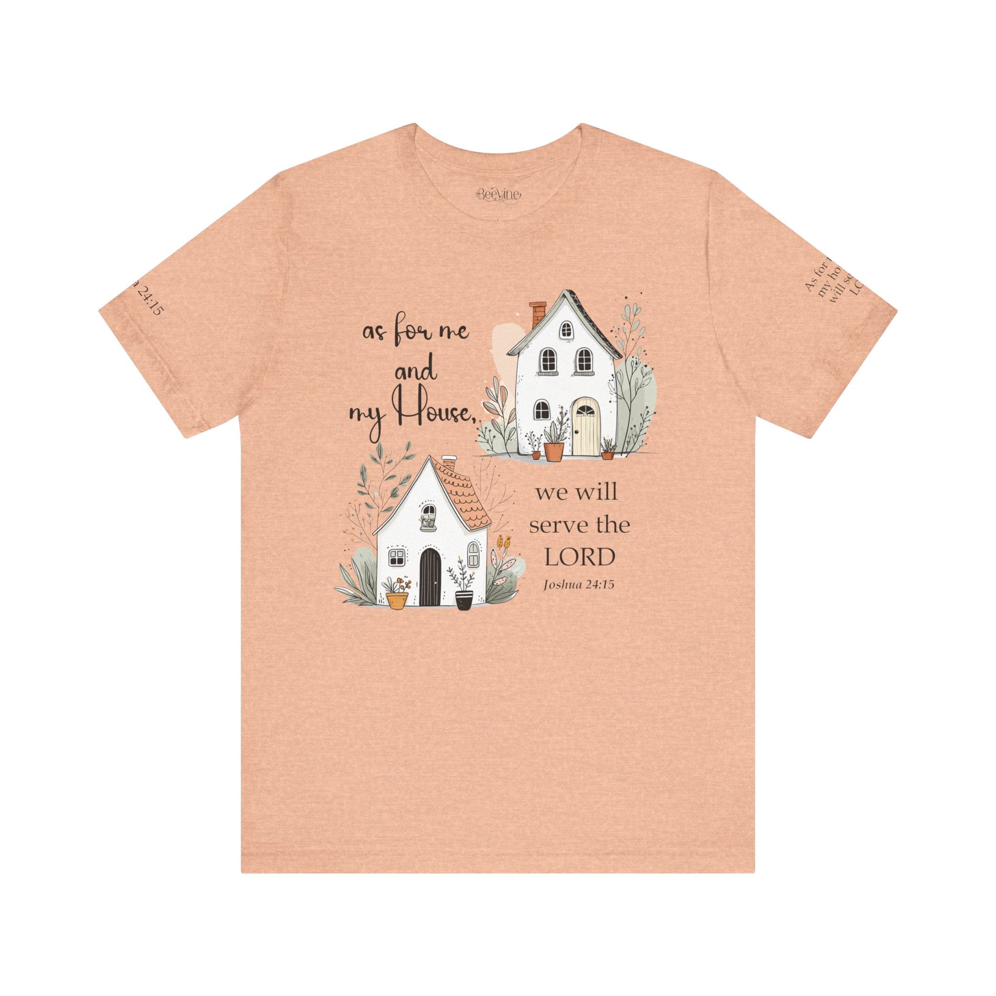 We Will Serve the Lord Tee — Faith-Based Home Christian T-Shirt