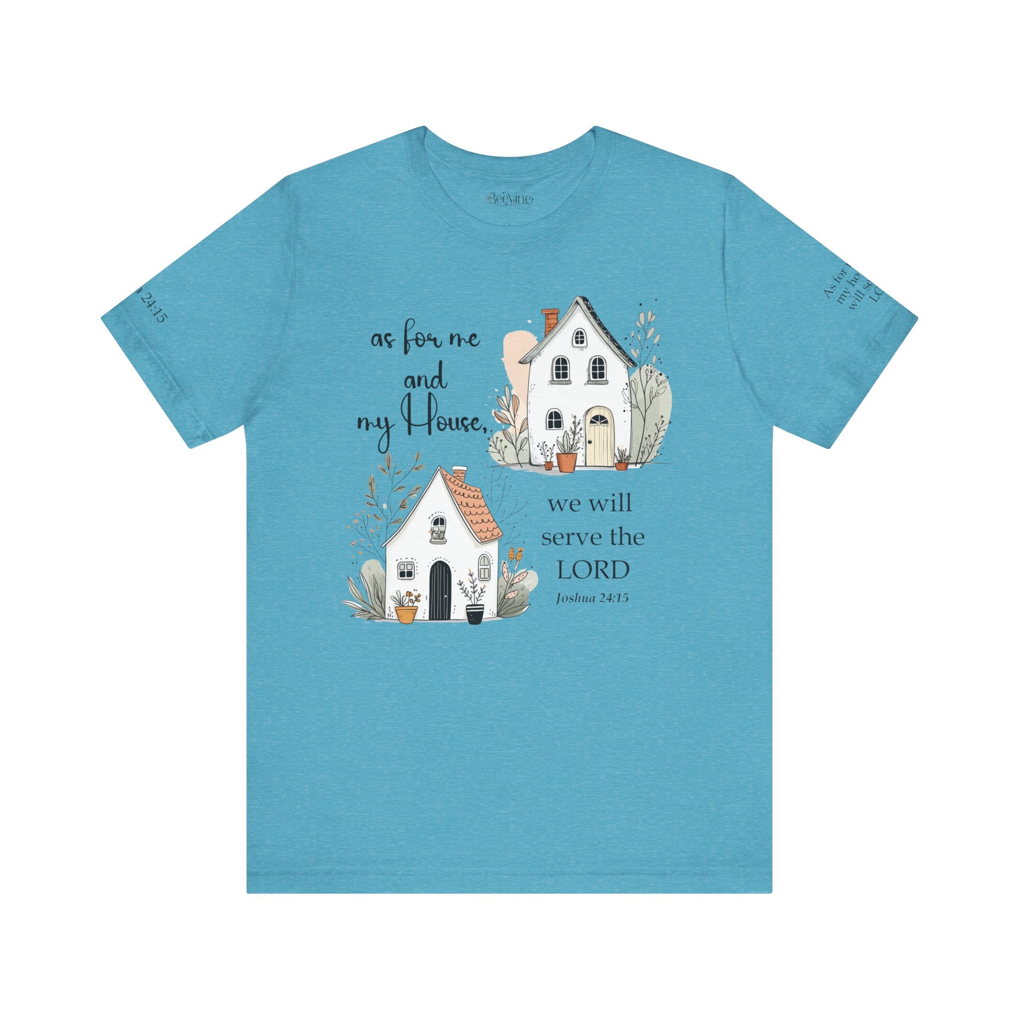 We Will Serve the Lord Tee — Faith-Based Home Christian T-Shirt