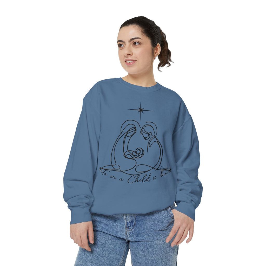 Nativity Scene Unisex Sweatshirt - Cozy Holiday Gift
