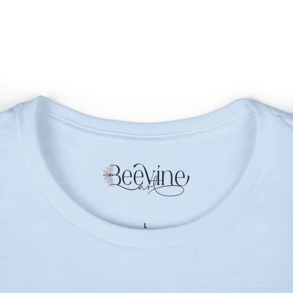 Inspirational Women's Softstyle Tee - Faith and Love Design