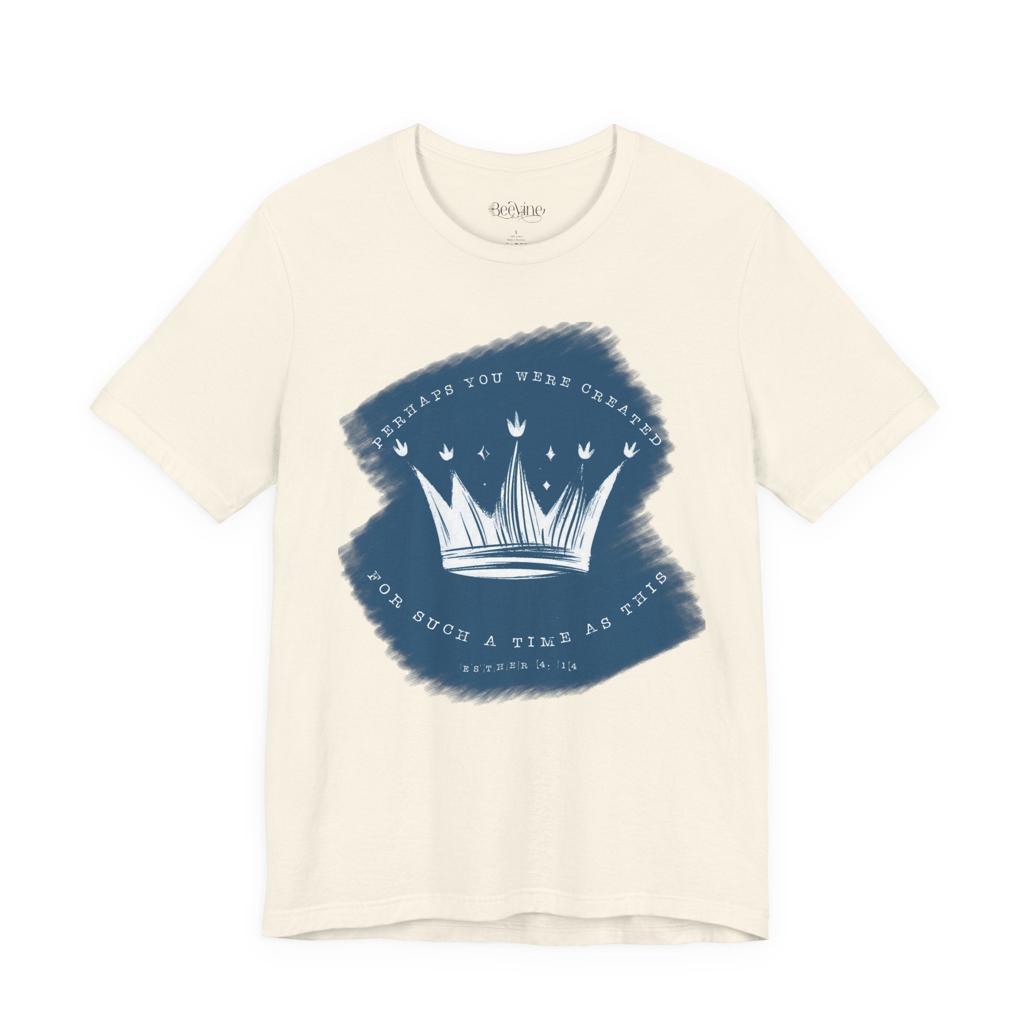 Faith Tee – “For Such a Time as This” | Beevine Art Exclusive Christian Unisex T-Shirt
