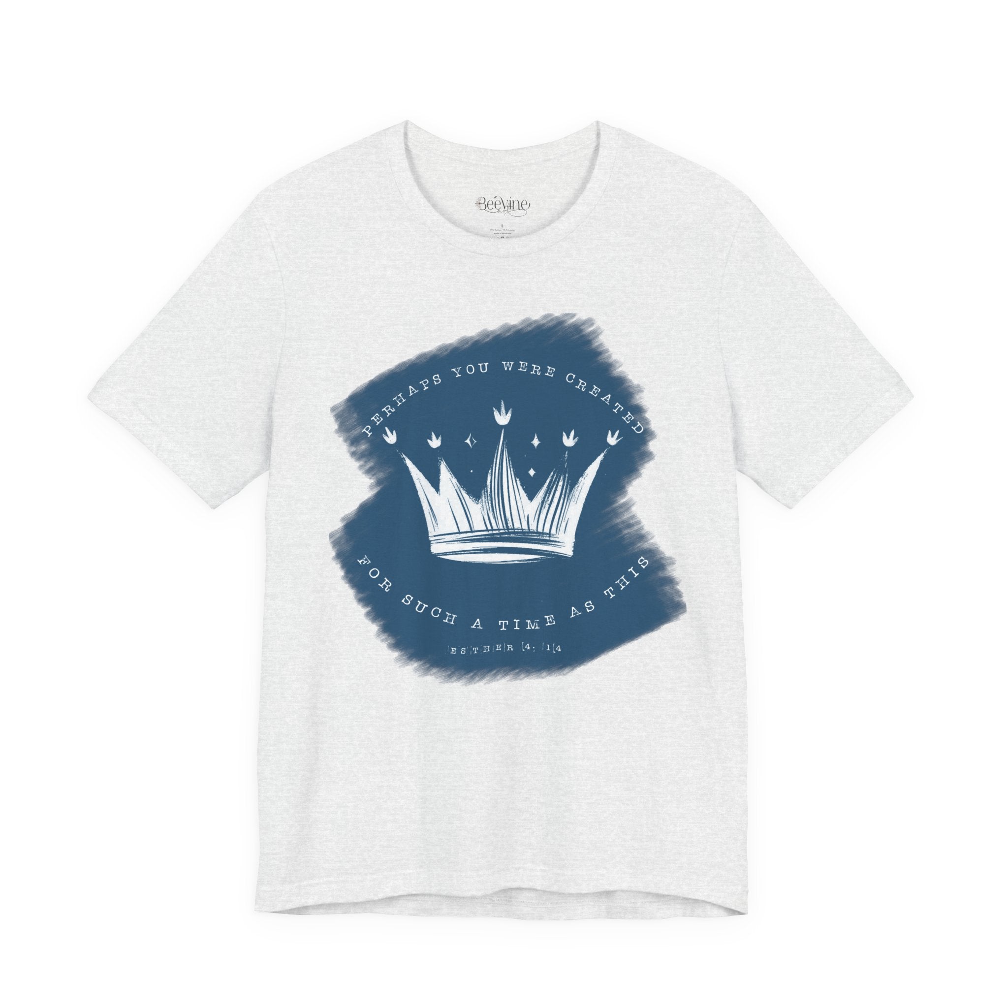 Faith Tee – “For Such a Time as This” | Beevine Art Exclusive Christian Unisex T-Shirt
