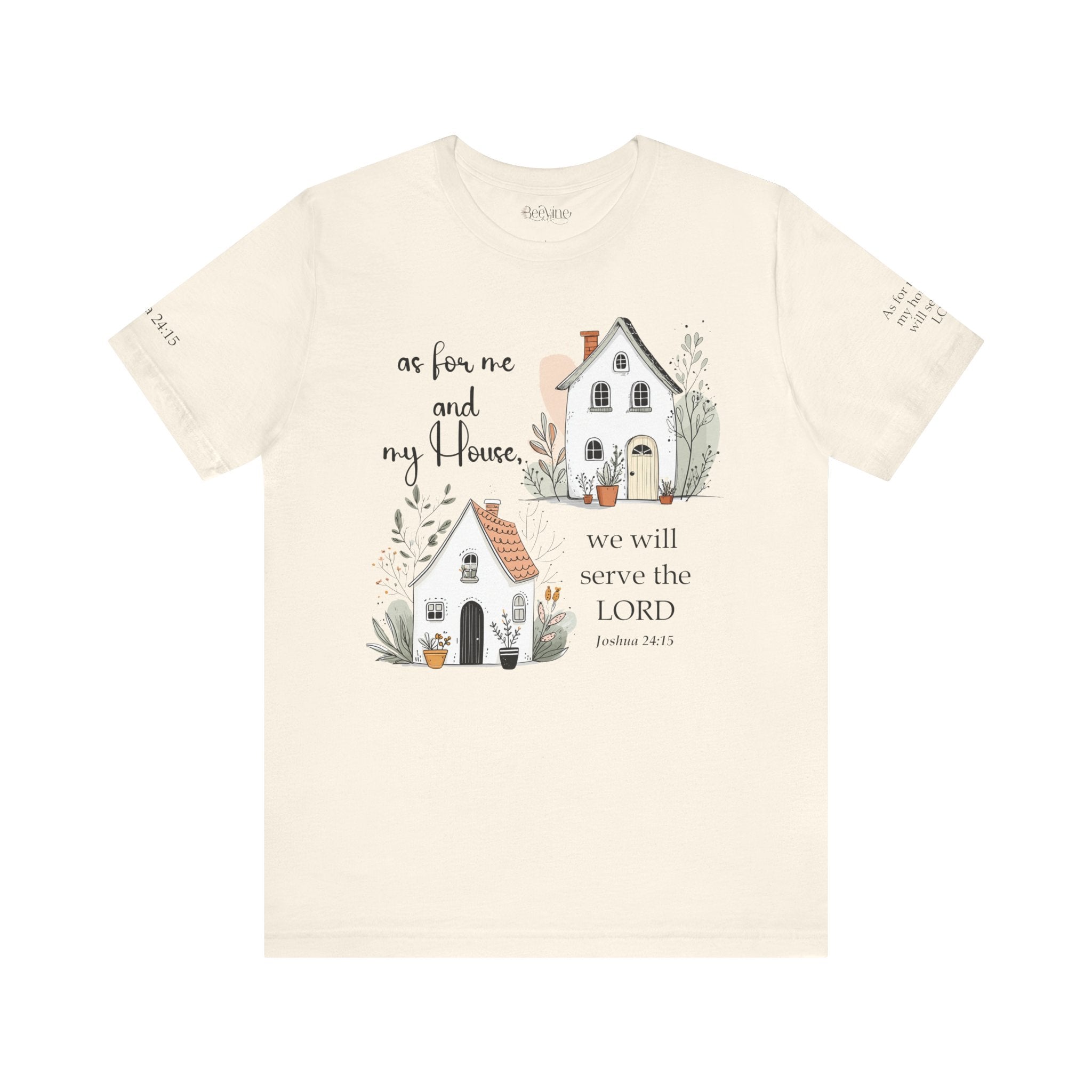 We Will Serve the Lord Tee — Faith-Based Home Christian T-Shirt