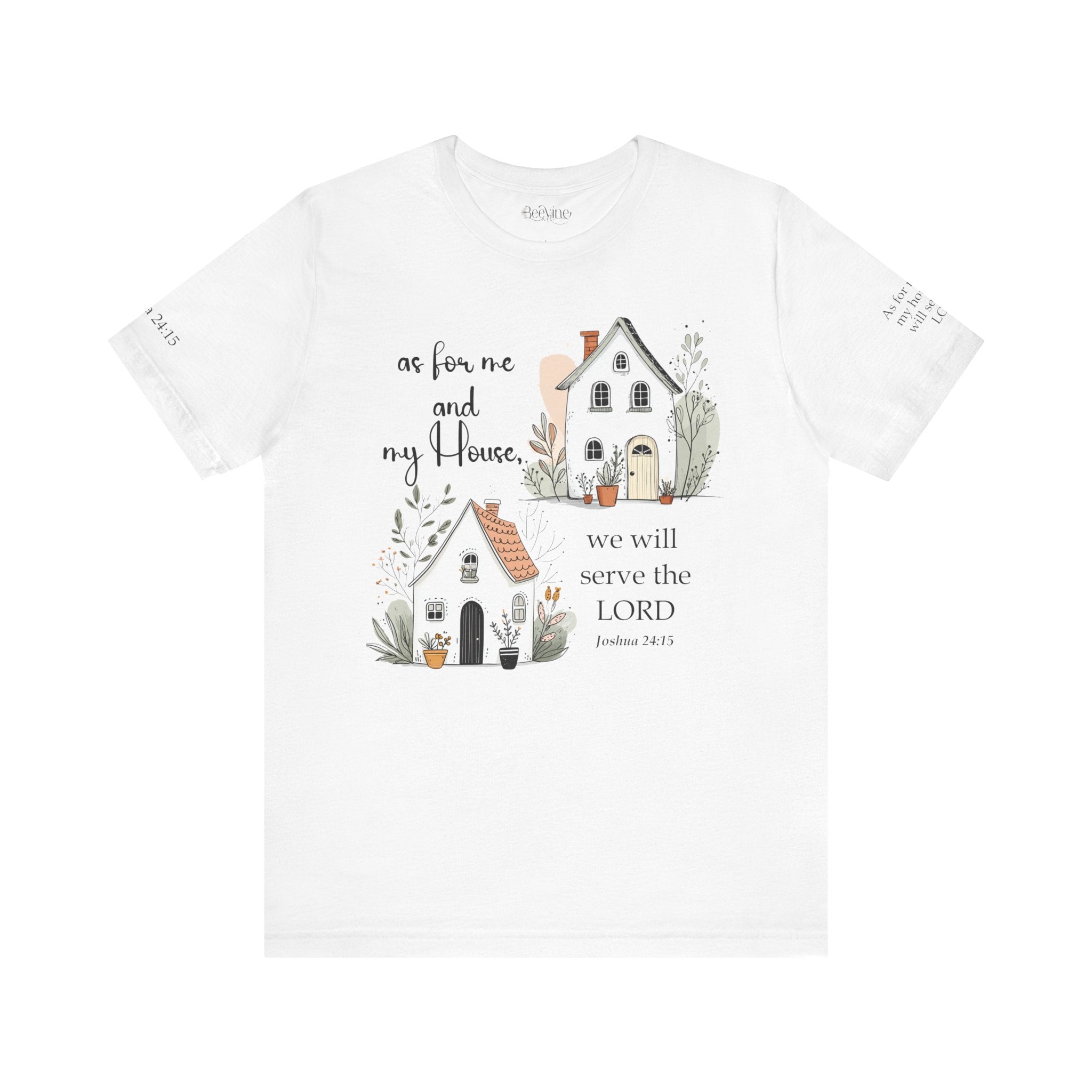 We Will Serve the Lord Tee — Faith-Based Home Christian T-Shirt