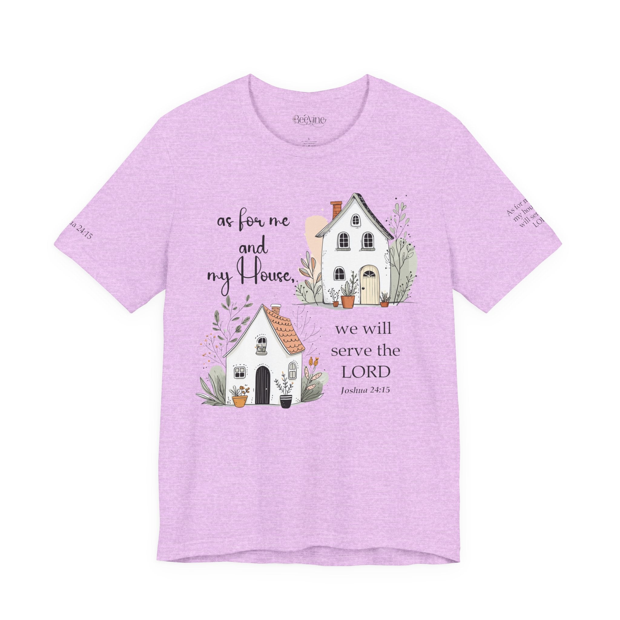 We Will Serve the Lord Tee — Faith-Based Home Christian T-Shirt