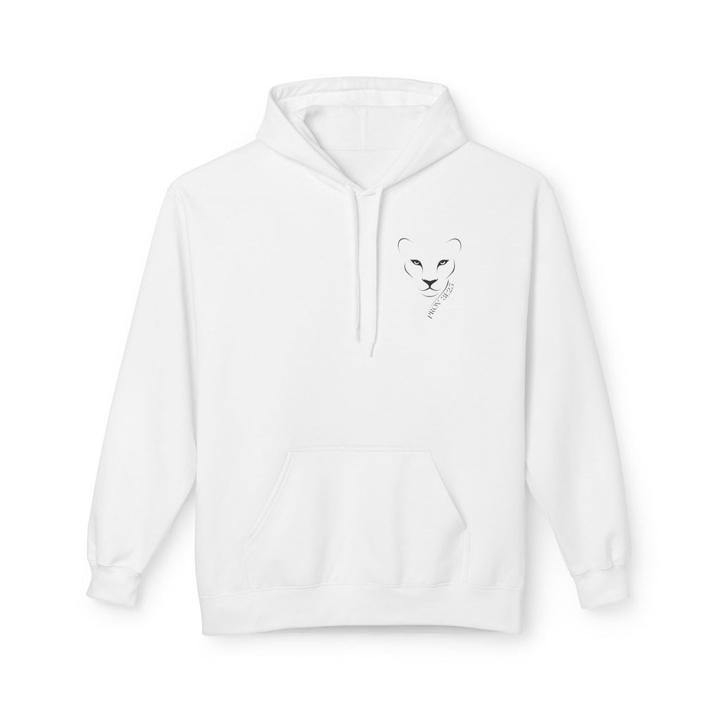 Lioness Inspiration Fleece Hoodie - Empowering Unisex Apparel
