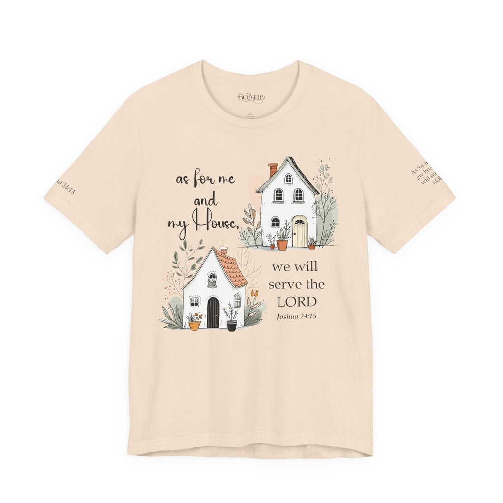 We Will Serve the Lord Tee — Faith-Based Home Christian T-Shirt