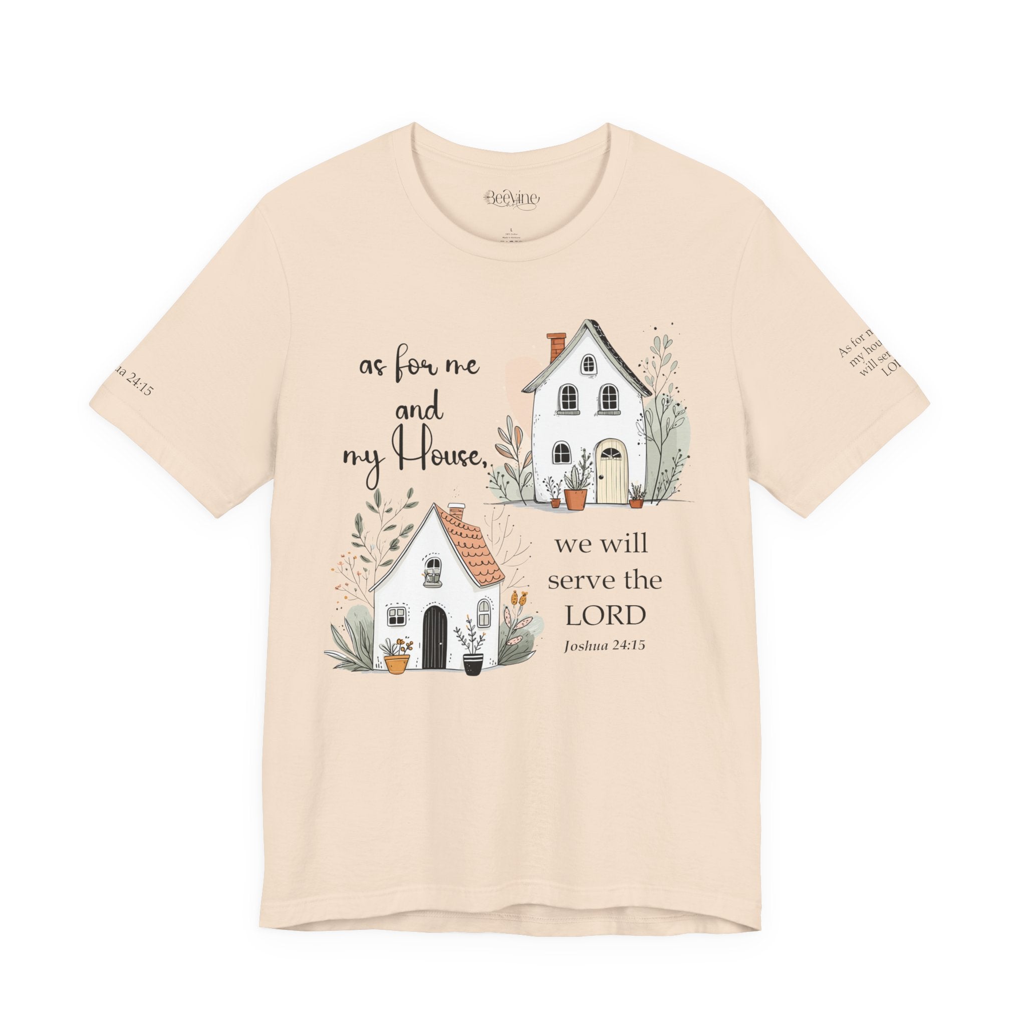 We Will Serve the Lord Tee — Faith-Based Home Christian T-Shirt