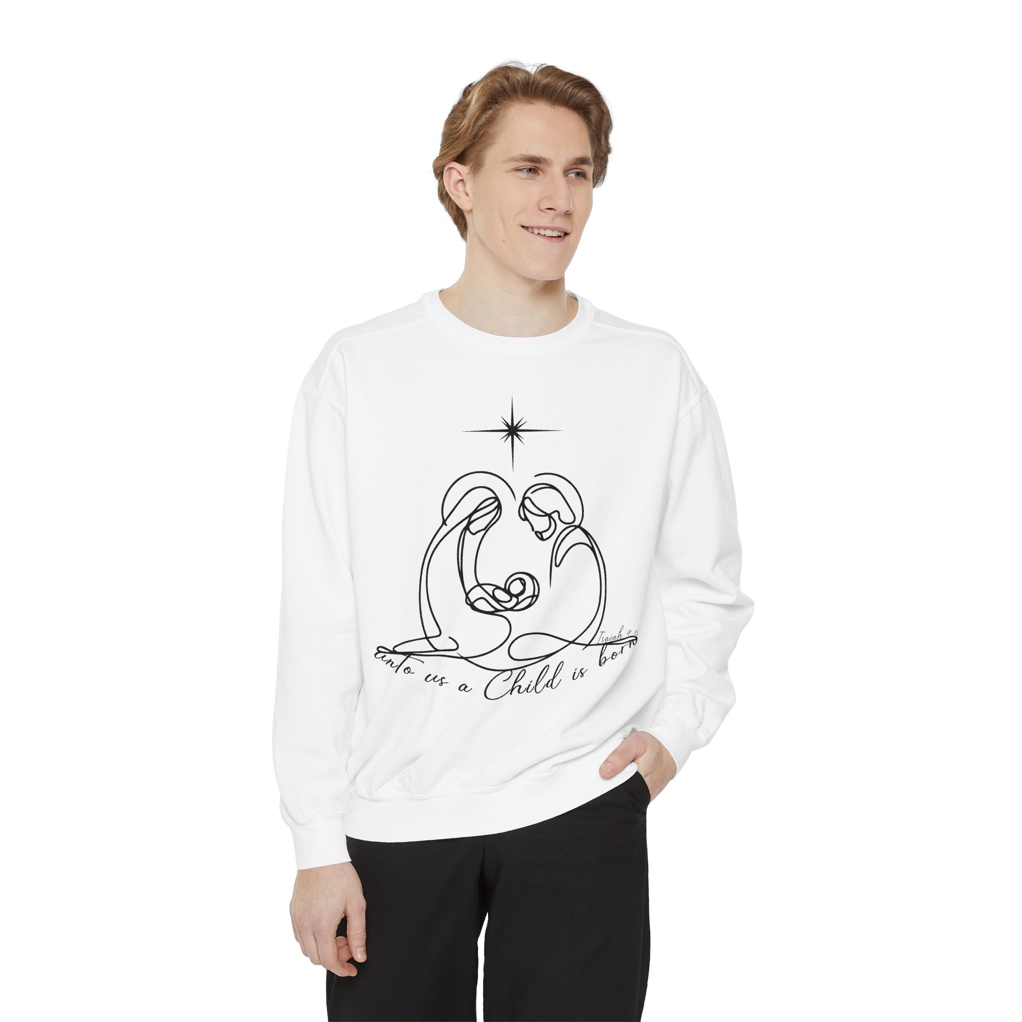 Nativity Scene Unisex Sweatshirt - Cozy Holiday Gift