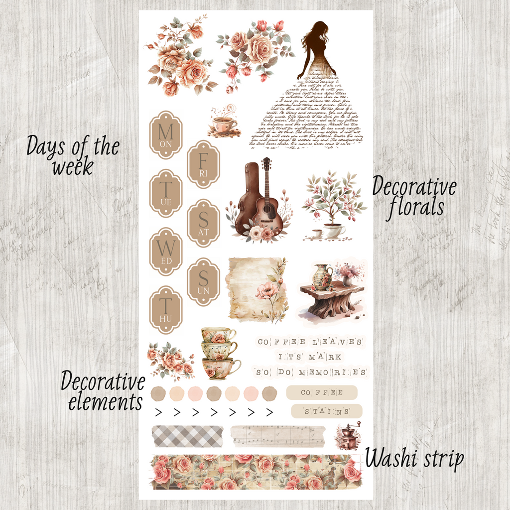 Daily Journaling Sticker Kit - Faith-Based Planner Decorations