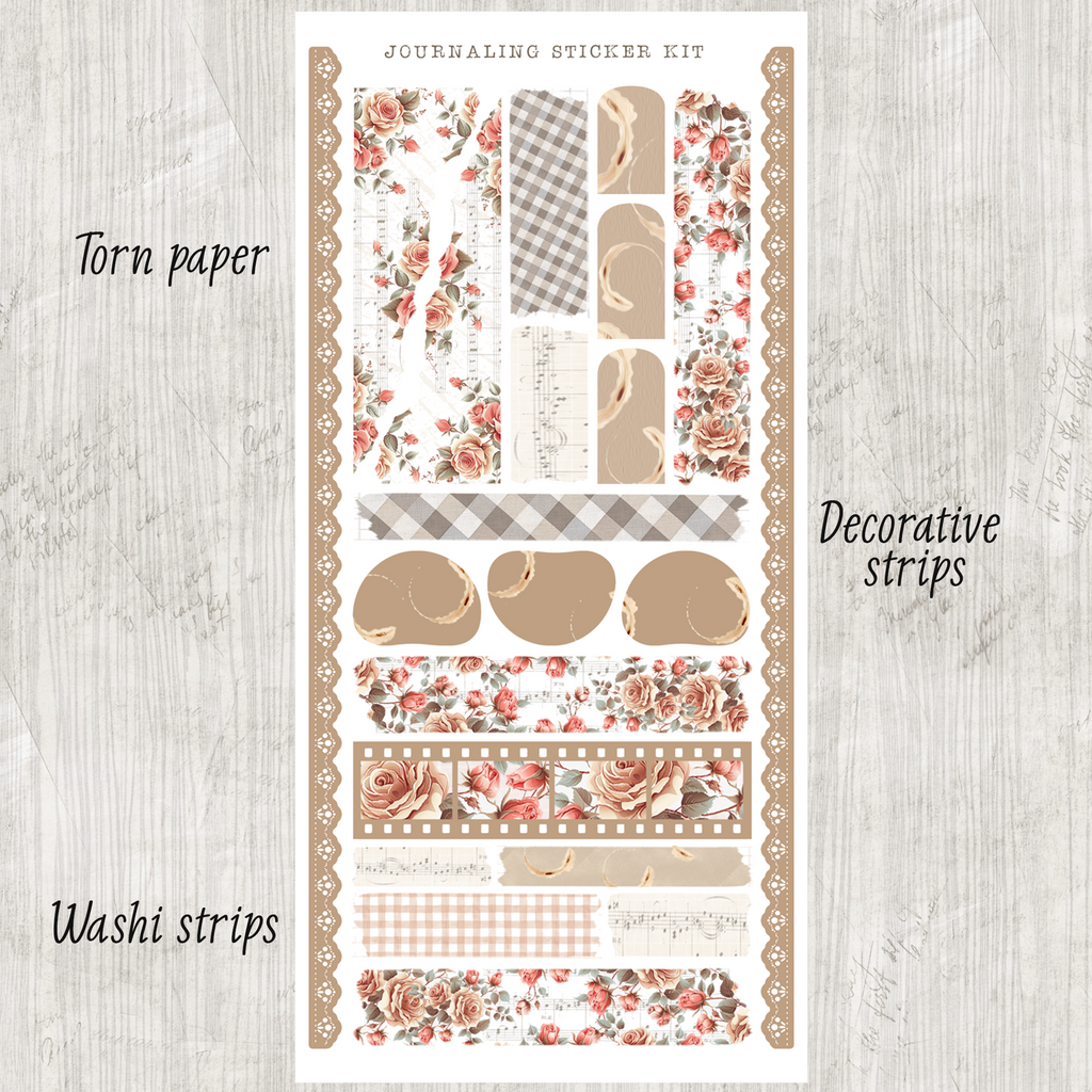 Daily Journaling Sticker Kit - Faith-Based Planner Decorations