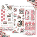 Daily Journal Sticker Kit - Pink Protea Floral Decorative Planner Stickers