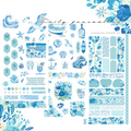 Daily Journaling Sticker Kit - Ocean Coastal Blue Planner Stickers