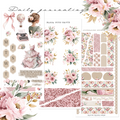 Daily Journaling Sticker Kit - Bloom with Grace Pink Floral Planner Stickers